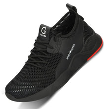 Load image into Gallery viewer, Manlegu Air Mesh Steel Toe Work Shoes Breathable Working Shoes Man Safety Lightweight Puncture-Proof Safety Boots Dropshipping