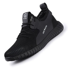 Load image into Gallery viewer, Manlegu Air Mesh Steel Toe Work Shoes Breathable Working Shoes Man Safety Lightweight Puncture-Proof Safety Boots Dropshipping