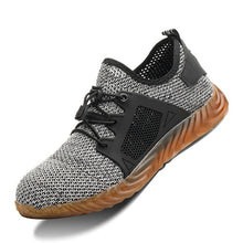 Load image into Gallery viewer, Breathable Men's Safety Shoes Boots With Steel Toe Cap Casual Men's Boots Work Indestructible Shoes Puncture-Proof Work Sneakers