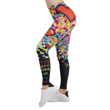 Load image into Gallery viewer, Women Legging Pixel Love Printing Leggins Slim High Elasticity Legins Popular Fitness Leggings Female Pants
