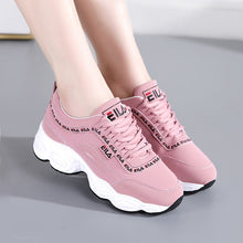 Load image into Gallery viewer, Women Platform Shoes White 2020 New Fashion Designers Sneakers Ladies Leather Shoes Casual Sports Shoes Female Tenis Feminino
