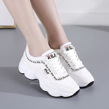 Load image into Gallery viewer, Women Platform Shoes White 2020 New Fashion Designers Sneakers Ladies Leather Shoes Casual Sports Shoes Female Tenis Feminino
