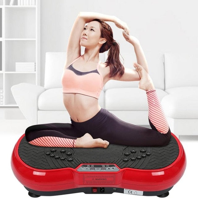 Household Vibrate Plate Exercise Fitness Slim Vibration Machine 220V/200W  Exercise Massager Fat Burning Shaking Machine HWC