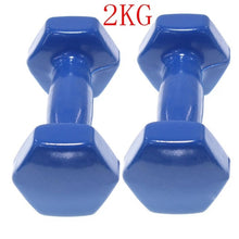 Load image into Gallery viewer, Set 2 Cufflinks clad Vinyl | Exercise Fitness | Traning in single home | Fitness | Weights 0.5-6Kg
