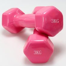 Load image into Gallery viewer, Set 2 Cufflinks clad Vinyl | Exercise Fitness | Traning in single home | Fitness | Weights 0.5-6Kg
