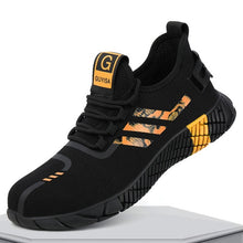 Load image into Gallery viewer, Breathable Men&#39;s Safety Shoes Boots With Steel Toe Cap Casual Men&#39;s Boots Work Indestructible Shoes Puncture-Proof Work Sneakers
