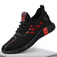 Load image into Gallery viewer, Breathable Men&#39;s Safety Shoes Boots With Steel Toe Cap Casual Men&#39;s Boots Work Indestructible Shoes Puncture-Proof Work Sneakers
