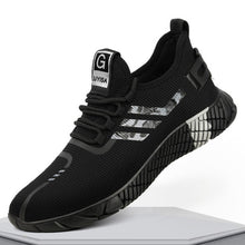 Load image into Gallery viewer, Breathable Men&#39;s Safety Shoes Boots With Steel Toe Cap Casual Men&#39;s Boots Work Indestructible Shoes Puncture-Proof Work Sneakers
