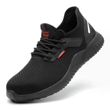 Load image into Gallery viewer, Breathable Men&#39;s Safety Shoes Boots With Steel Toe Cap Casual Men&#39;s Boots Work Indestructible Shoes Puncture-Proof Work Sneakers
