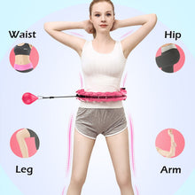 Load image into Gallery viewer, Intelligent Counting Fitness Sport Hoop Smart Sport Hoop Adjustable Thin Waist Exercise Gym Hoop Fitness Equipment Home Training
