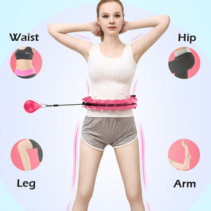 Intelligent Counting Fitness Sport Hoop Smart Sport Hoop Adjustable Thin Waist Exercise Gym Hoop Fitness Equipment Home Training