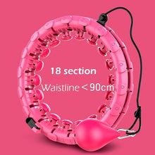 Load image into Gallery viewer, Intelligent Counting Fitness Sport Hoop Smart Sport Hoop Adjustable Thin Waist Exercise Gym Hoop Fitness Equipment Home Training
