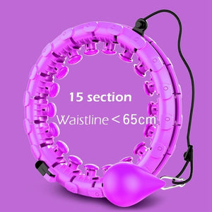 Intelligent Counting Fitness Sport Hoop Smart Sport Hoop Adjustable Thin Waist Exercise Gym Hoop Fitness Equipment Home Training