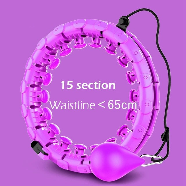 Intelligent Counting Fitness Sport Hoop Smart Sport Hoop Adjustable Thin Waist Exercise Gym Hoop Fitness Equipment Home Training