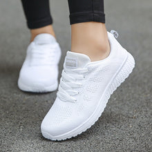 Load image into Gallery viewer, Women Casual Shoes Fashion Breathable Walking Mesh Flat Shoes Woman White Sneakers Women 2020 Tenis Feminino Female Shoes
