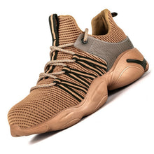 Load image into Gallery viewer, Breathable Men&#39;s Safety Shoes Boots With Steel Toe Cap Casual Men&#39;s Boots Work Indestructible Shoes Puncture-Proof Work Sneakers
