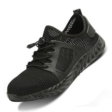 Load image into Gallery viewer, Breathable Men&#39;s Safety Shoes Boots With Steel Toe Cap Casual Men&#39;s Boots Work Indestructible Shoes Puncture-Proof Work Sneakers
