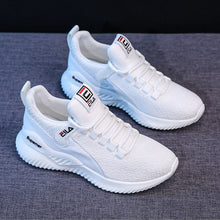 Load image into Gallery viewer, Torre shoes female ins new joker student sports shoes 2020 spring and summer breathable casual running white shoes
