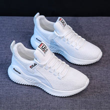 Load image into Gallery viewer, Torre shoes female ins new joker student sports shoes 2020 spring and summer breathable casual running white shoes
