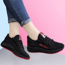 Load image into Gallery viewer, Torre shoes female ins new joker student sports shoes 2020 spring and summer breathable casual running white shoes
