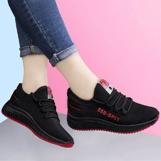 Torre shoes female ins new joker student sports shoes 2020 spring and summer breathable casual running white shoes