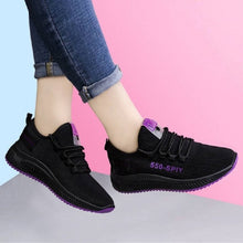 Load image into Gallery viewer, Torre shoes female ins new joker student sports shoes 2020 spring and summer breathable casual running white shoes
