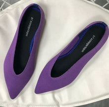 Load image into Gallery viewer, YEELOCA 2020 Loafers Ballerine Femme Tenis Feminino Casual a001 Black For Ladies Pointed Toe flats DXS009
