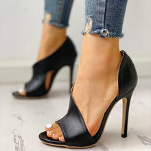 Load image into Gallery viewer, HOT Women Pumps New Shoes Sexy High Heels Ladies Party Stiletto &amp; Enlargers Female Black Wedding  Snake Print Heels  Zapatos
