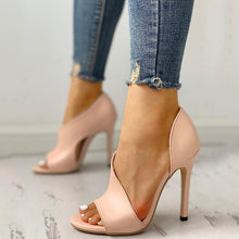 Load image into Gallery viewer, HOT Women Pumps New Shoes Sexy High Heels Ladies Party Stiletto &amp; Enlargers Female Black Wedding  Snake Print Heels  Zapatos
