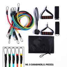 Load image into Gallery viewer, 11pcs/set Pull Rope Fitness Exercises Resistance Bands Latex Tubes Pedal Excerciser Body Training Workout Yoga
