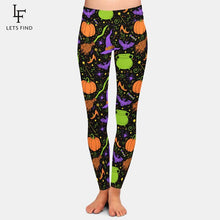 Load image into Gallery viewer, LETSFIND 2020 Hallowmas Women Sexy Workout Leggings Fashion High Waist Elastic Fitness Soft Slim Full Leggings Plus Size
