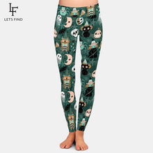 Load image into Gallery viewer, LETSFIND 2020 Hallowmas Women Sexy Workout Leggings Fashion High Waist Elastic Fitness Soft Slim Full Leggings Plus Size
