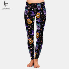 Load image into Gallery viewer, LETSFIND 2020 Hallowmas Women Sexy Workout Leggings Fashion High Waist Elastic Fitness Soft Slim Full Leggings Plus Size
