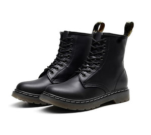 Dr Couple Boots Men Martens Boots Genuine Leather Women Ankle Boots Punk Doc Motorcycle Women Shoes Thick Heel Winter Shoes