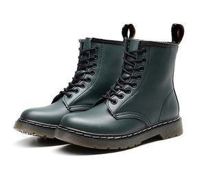 Dr Couple Boots Men Martens Boots Genuine Leather Women Ankle Boots Punk Doc Motorcycle Women Shoes Thick Heel Winter Shoes