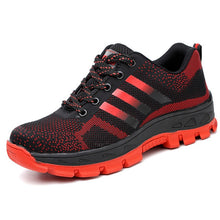 Load image into Gallery viewer, Work Safety Shoes For Men Summer Breathable Boots Working Steel Toe Anti-Smashing Construction Safety Work Sneakers 1
