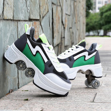 Load image into Gallery viewer, Hot Shoes Casual Sneakers Walk+Skates Deform Wheel Skates for Adult Men Women Unisex Couple Childred Runaway Skates Four-wheeled
